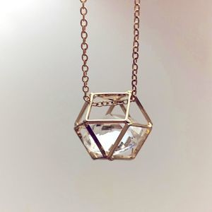 Faux Diamond Necklace